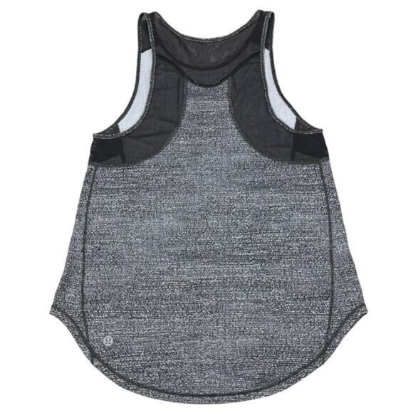 LULULEMON Sculpt Tank II Sz 2 Salt Alpine White Black / Black - Picture 7 of 8